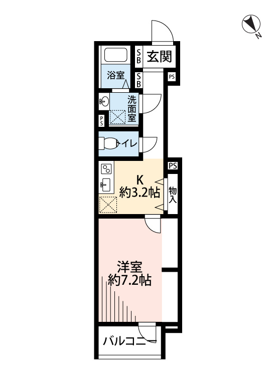 第一アパートの間取り