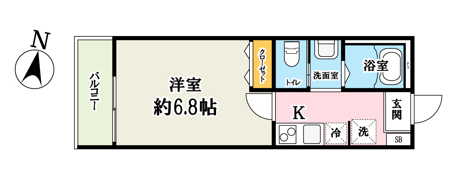 Pine Da Casa平沼の間取り