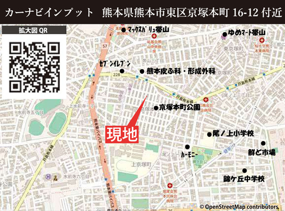 ケイアイテラス／東区京塚本町／１号棟の地図