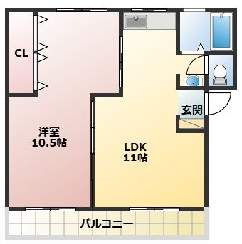 【間取り】 | フローラ香里園