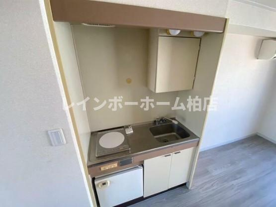 特典：仲介手数料が無料です!!のキッチン|コンパクトなキッチンで掃除もラクラク