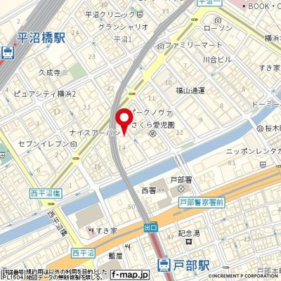 【地図】 | スカイコート横浜平沼