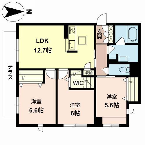 シャーメゾン和田の間取り