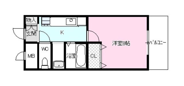 フラッハフェルトの間取り