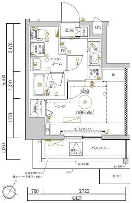 LUMEED川崎の間取り