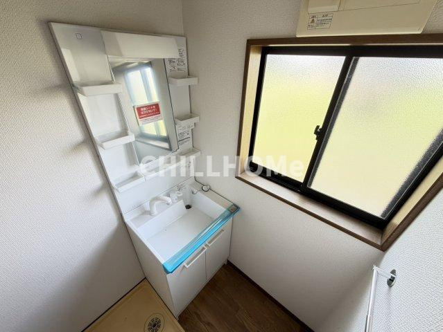 北野里貸住宅Ⅰの洗面所|当社、チルホームのHPもご覧ください(^^)/物件情報多数♪