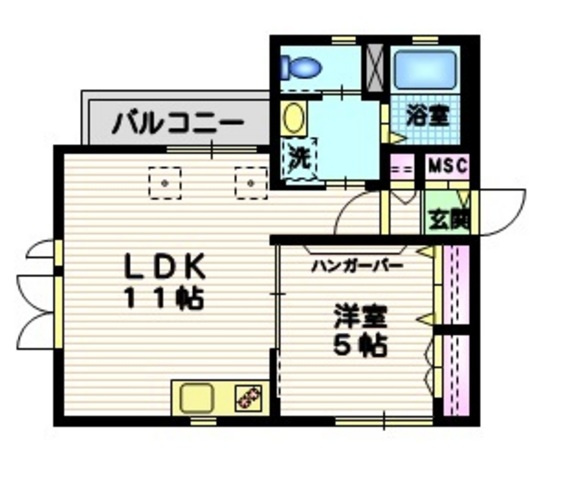 Ｎ・Ａ　ＰＬＡＺＡ　ＯＭＯＲＩ　Ⅲの間取り
