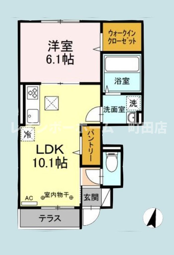 Ｃｏｌｍａｒ※初期費用分割あと払いサービス利用可能物件の間取り