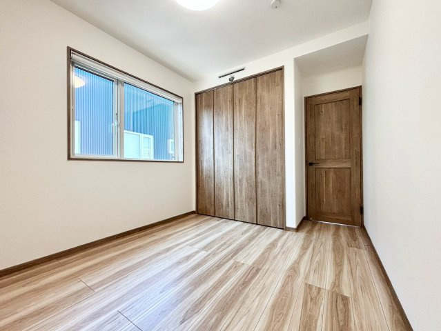 福住２条９丁目　新築戸建の洋室|5.2帖の洋室。