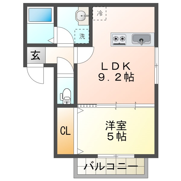 エターナルシージェームス山の間取り