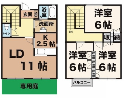メゾン・プルーンの間取り