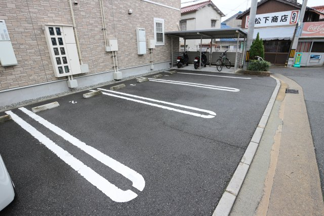 フランカルムの駐車場
