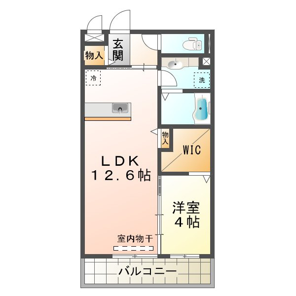 滝つじハイツの間取り