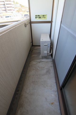 奥の池ハイムのバルコニー