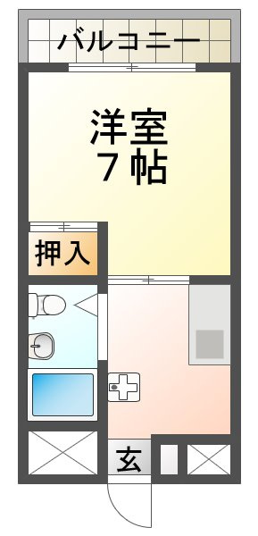 奥の池ハイムの間取り