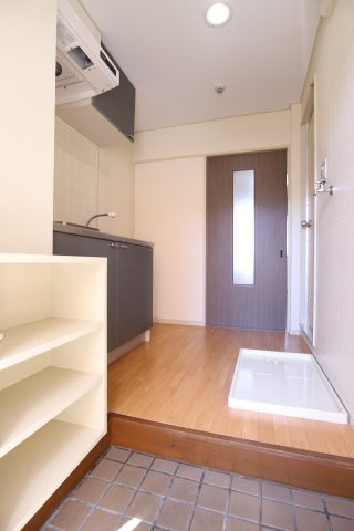 奥の池ハイムの玄関