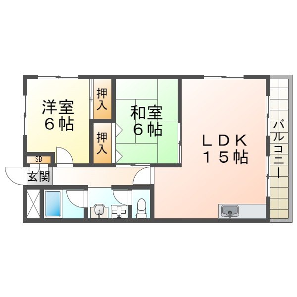 第１永和レジデンスの間取り