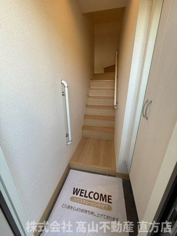 コスモ木屋瀬A棟の玄関