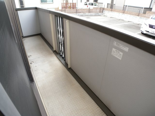 シロス船上B棟のバルコニー