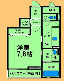 【間取り】 | カサ　エスペランサ | 間取り図：反転タイプ