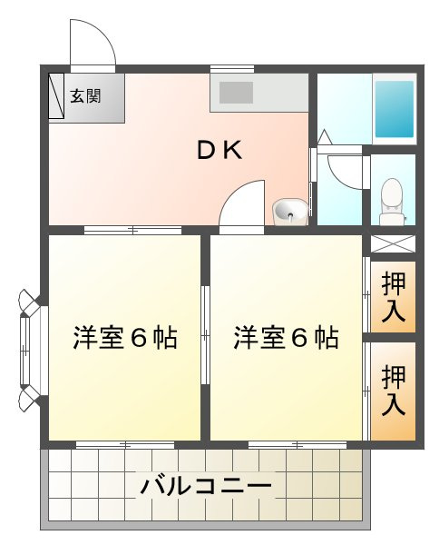 エナール北の間取り