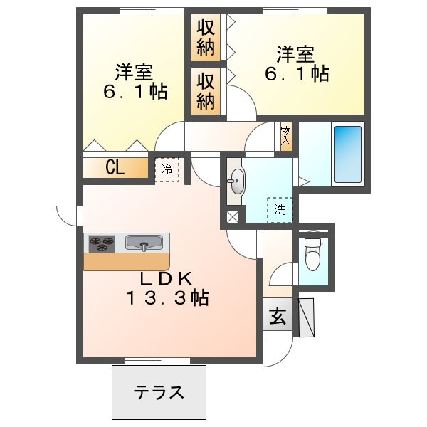 ソフィアコートの間取り