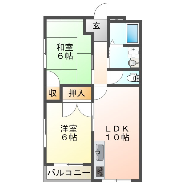 リノスタイル西明石の間取り