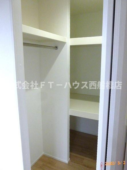 旭町戸建貸家　Ｃ棟の収納