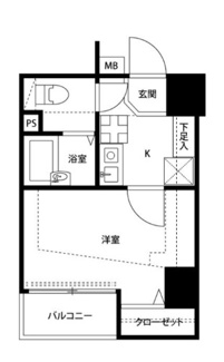 【間取り】 | プレール日本橋壱番館 | 間取りです。