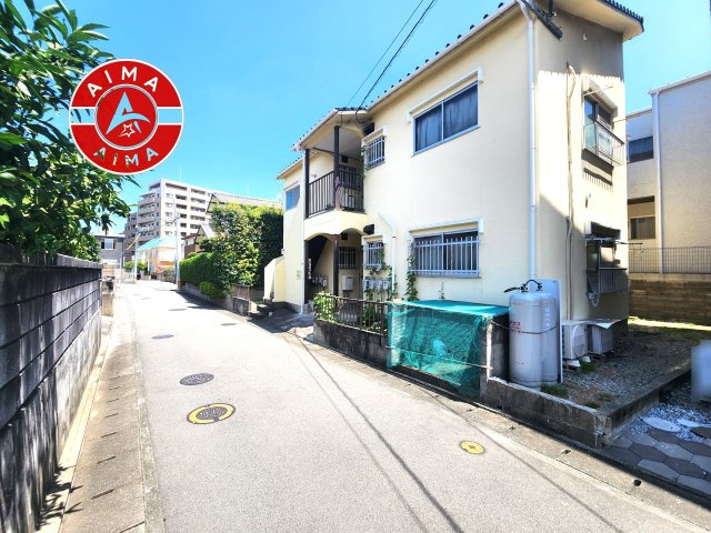 福岡市博多区三筑2丁目第2-2区画（1号地）の前面道路含む現地写真|交通量も少ないです。