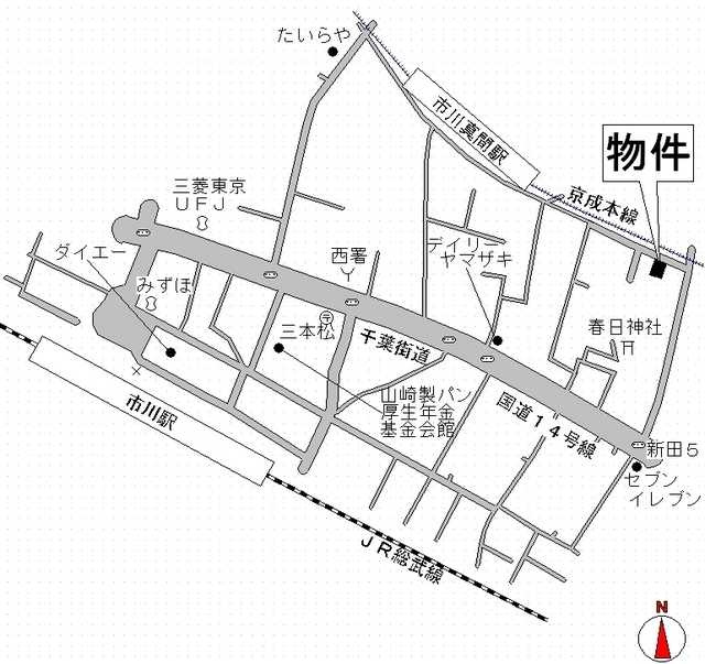 スクエアコートの地図