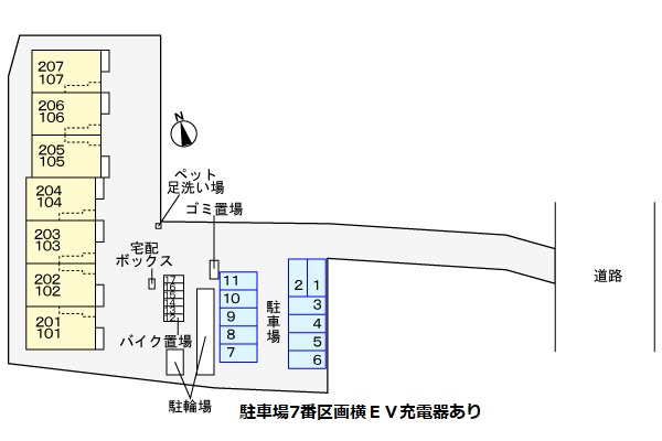 ミハルビの区画図