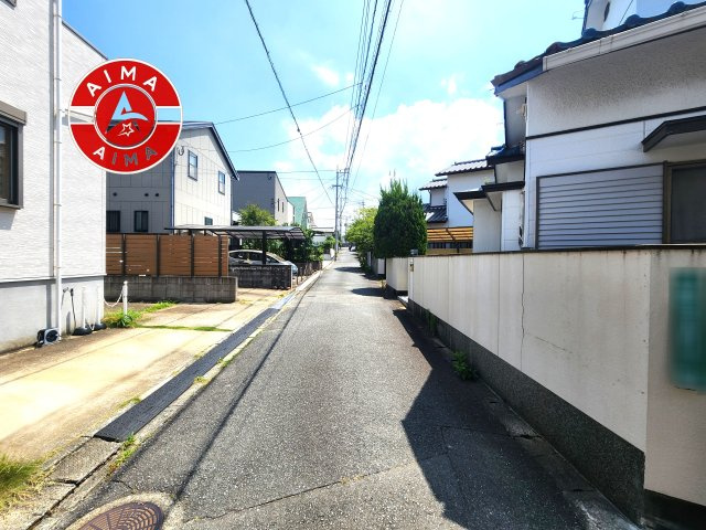 福岡市南区若久2丁目第3-2区画（1号地）の前面道路含む現地写真|前面道路です。
