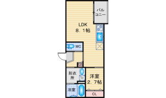【間取り】 | REGALEST志賀本通5 | 略図の為、現状優先