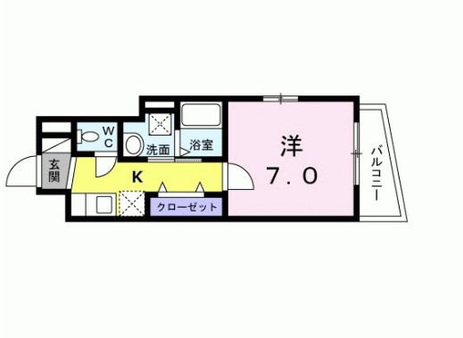 Ｕｒｂａｎ　Ｃｏｕｒｔ赤羽の間取り