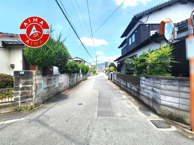 大野城市上大利2丁目第1-3区画（2号地）の前面道路含む現地写真|日当たり良好です。