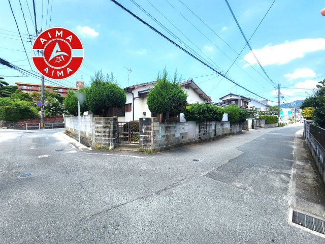 大野城市上大利2丁目第1-3区画（2号地）の前面道路含む現地写真|交通量も少ないです。