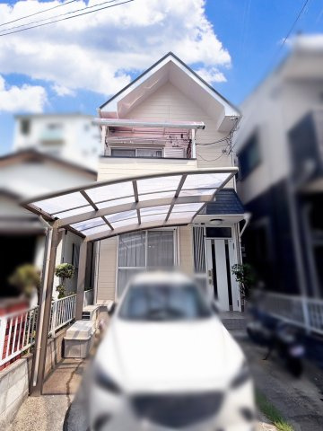 六甲台町 中古戸建の前面道路含む現地写真