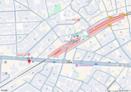 Verde 大山 事務所 B（ヴェルデ大山 事務所 B）の地図