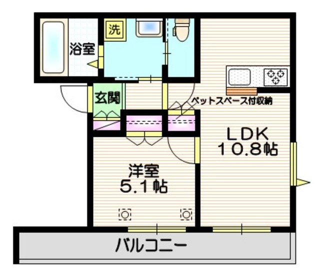 フクジュソウの間取り|間取り図