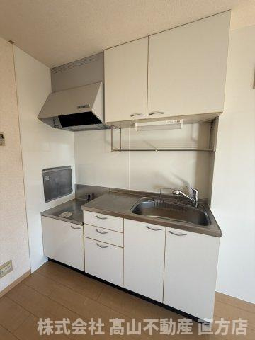宮若市宮田のアパートのキッチン