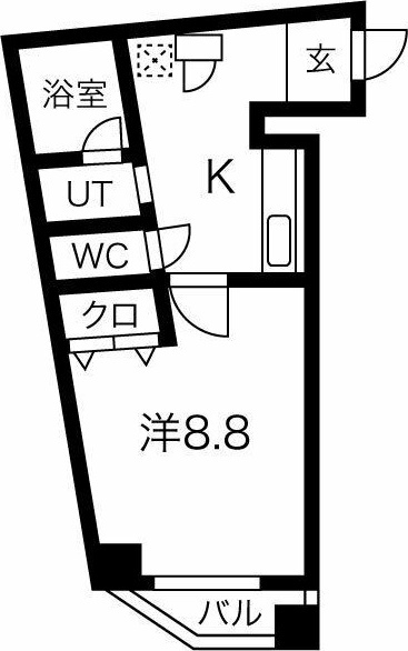 アールズコート新瑞橋駅前の間取り