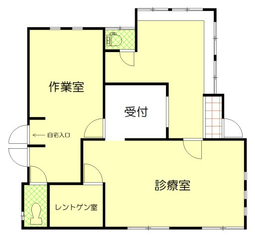 久喜市青葉5丁目中古戸建の間取り|元診療所