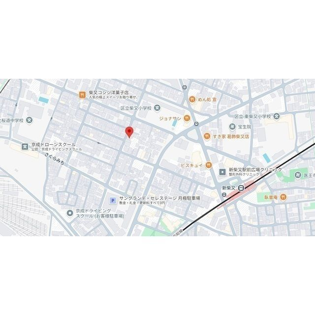 フィオーネ柴又の地図
