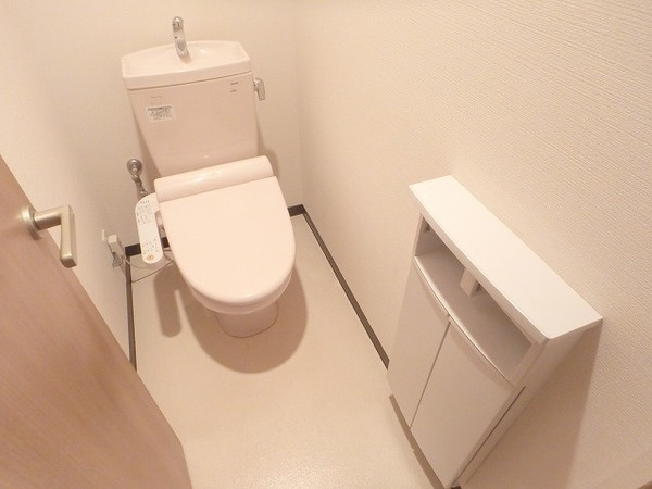 熊本市南区平田２丁目の賃貸マンションのトイレ