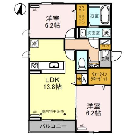 ファーストステージ飯田の間取り