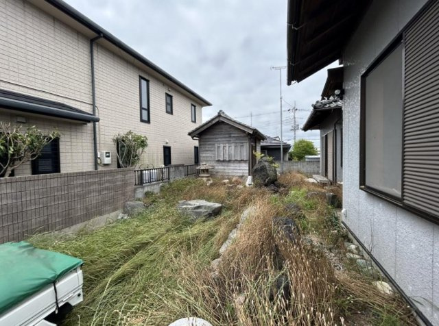 ひたちなか市大字中根　中古戸建の庭