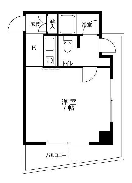 橋本ビルの間取り|間取りです。