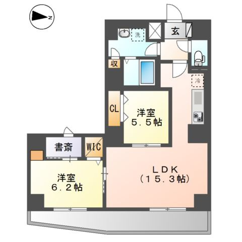 【間取り】 | ミネルヴァ千住新橋