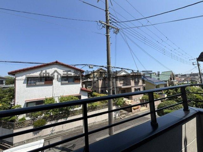 【バルコニー】 | 神戸市垂水区桃山台3丁目　新築戸建2号棟　仲介手数料無料！ | 陽当たり良好なバルコニーです